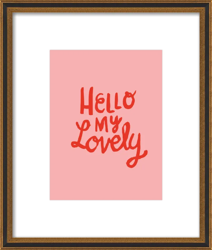 Hello My Lovely by Paula Mills for Artfully Walls