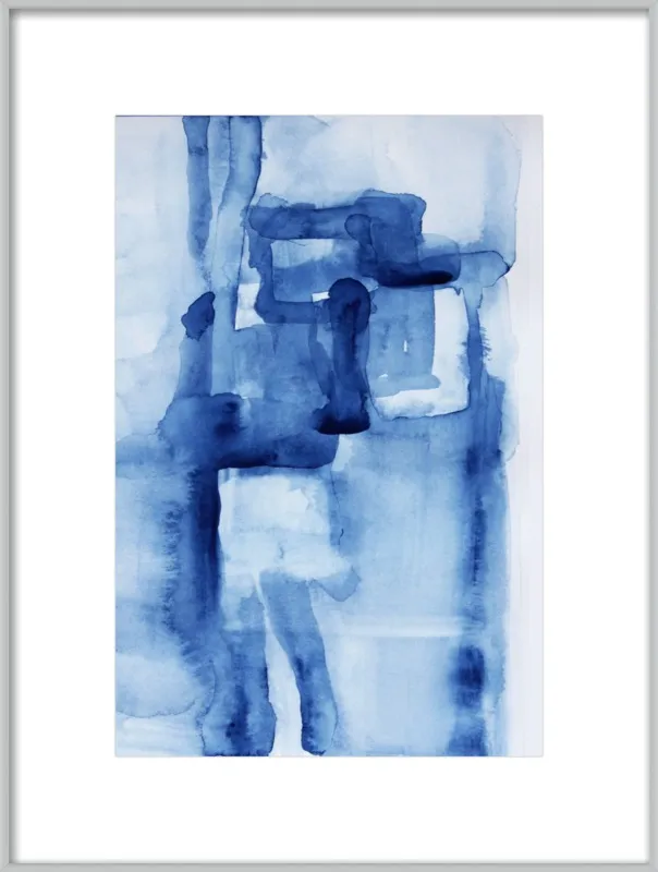 Blue Blocks by Victoria Kloch for Artfully Walls