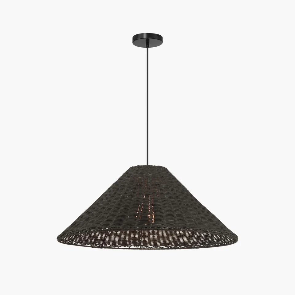 Sonoma Pendant, Black, 26.75"