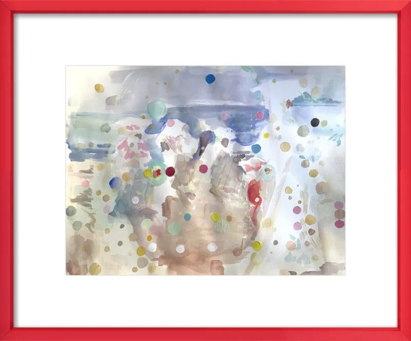 Beach scene (from memory)  by Hannah Dean for Artfully Walls