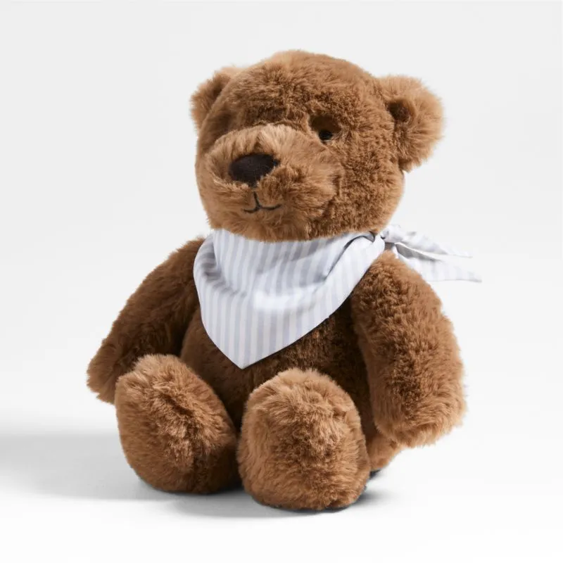 Crate Cuddlies Fuzzie the Bear Small Kids Stuffed Animal