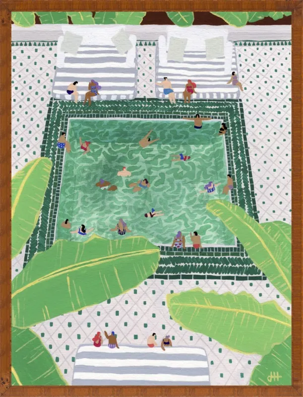 Green Riad by Joanne Ho for Artfully Walls