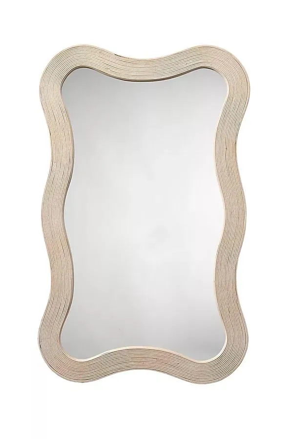 Dali Scalloped Bamboo Wall Mirroru200b