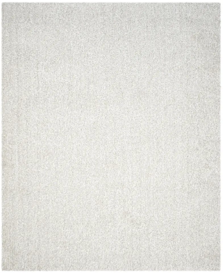 Arlo Home Hand Tufted Area Rug, SGTW711A, Ivory/Light Grey,  5' X 7'