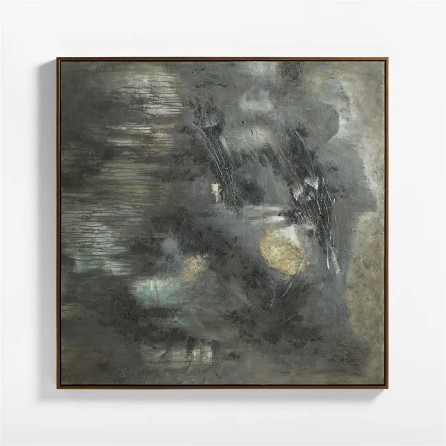 "Lava Rock" by Ruby 55" x 55" Framed Wall Art Print