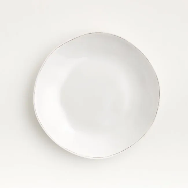Marin White Melamine Salad Plate