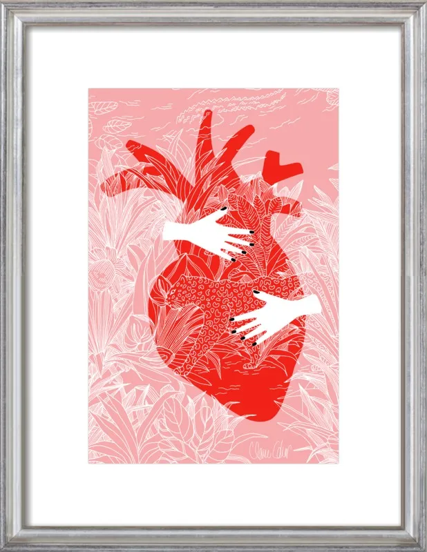 REFUGE ROSE by Claire Colin for Artfully Walls