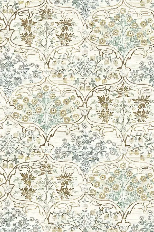 Vesperwild Botanical Damask Wallpaper