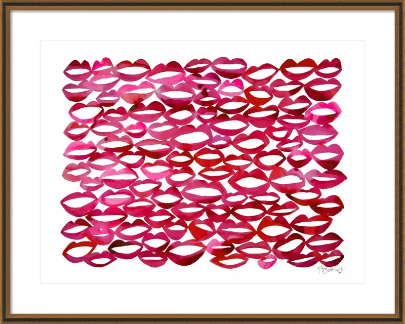 Juicy Lips by Kate Roebuck for Artfully Walls