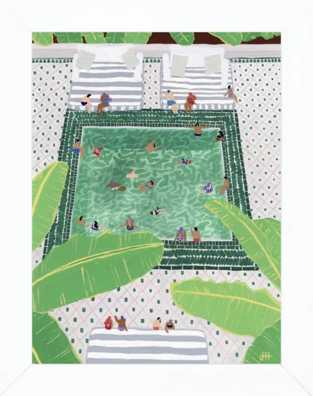 Green Riad by Joanne Ho for Artfully Walls