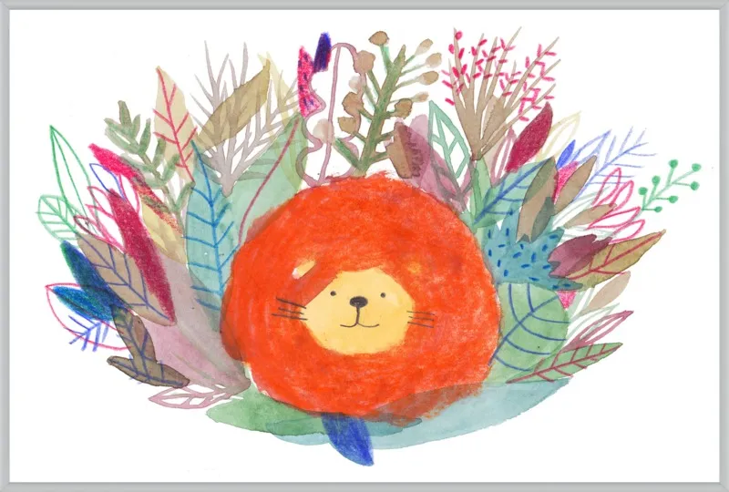 Lion by Marion Barraud for Artfully Walls