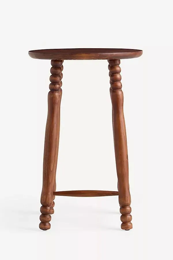 Pierre Turned Wood Counter Stool