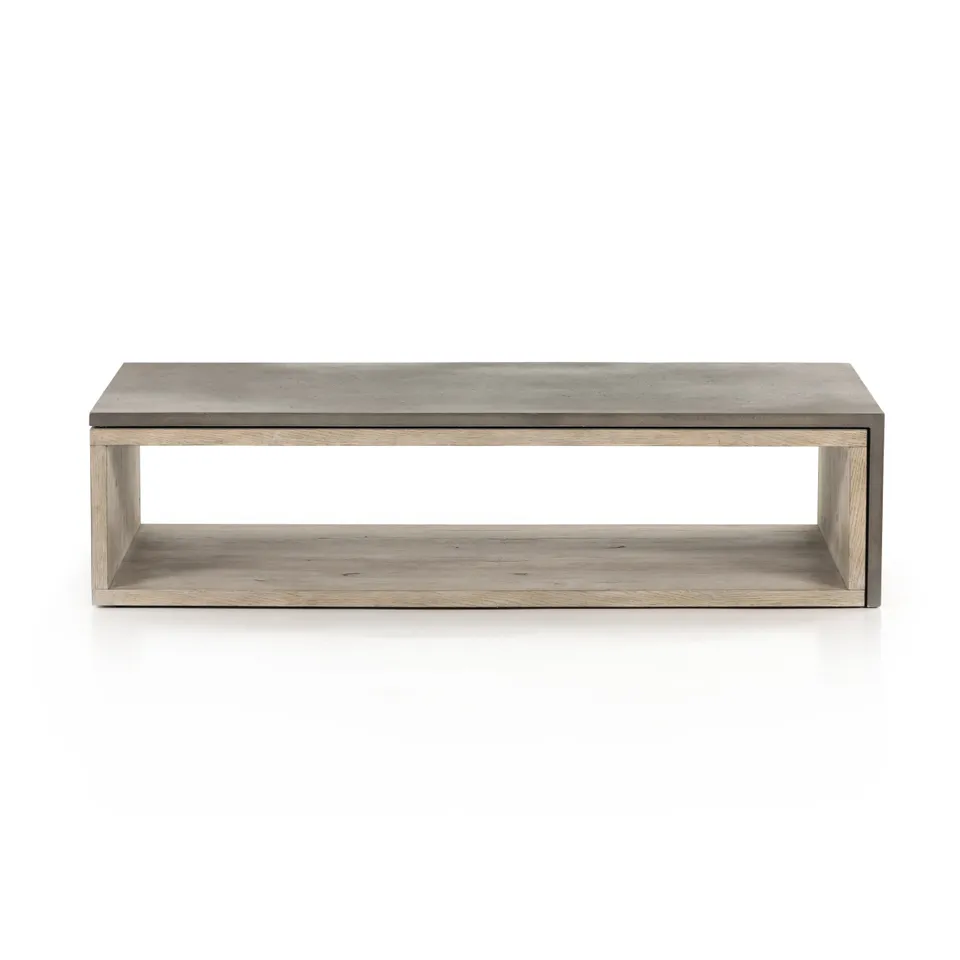 Faro Coffee Table-Dark Grey Concrete