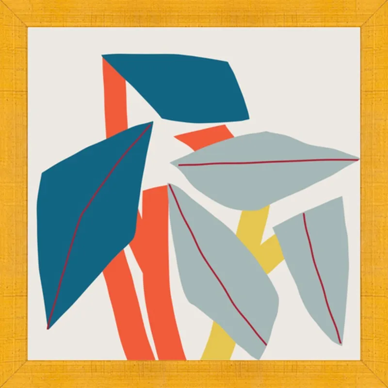 Colourful leaves by Jessica Nielsen for Artfully Walls