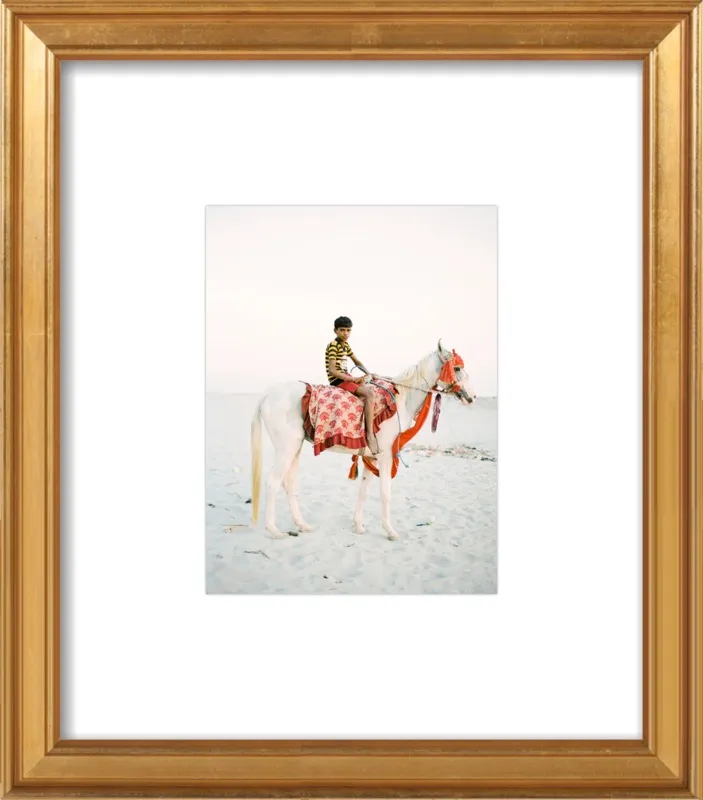 Boy on Horse by Andrew Jacona for Artfully Walls