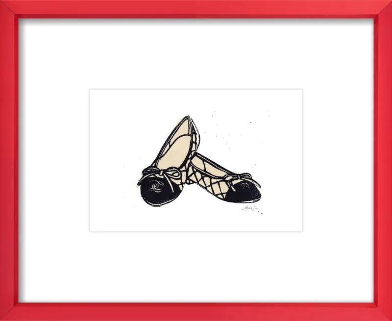 Chanel Ballet Flats by Anna See for Artfully Walls