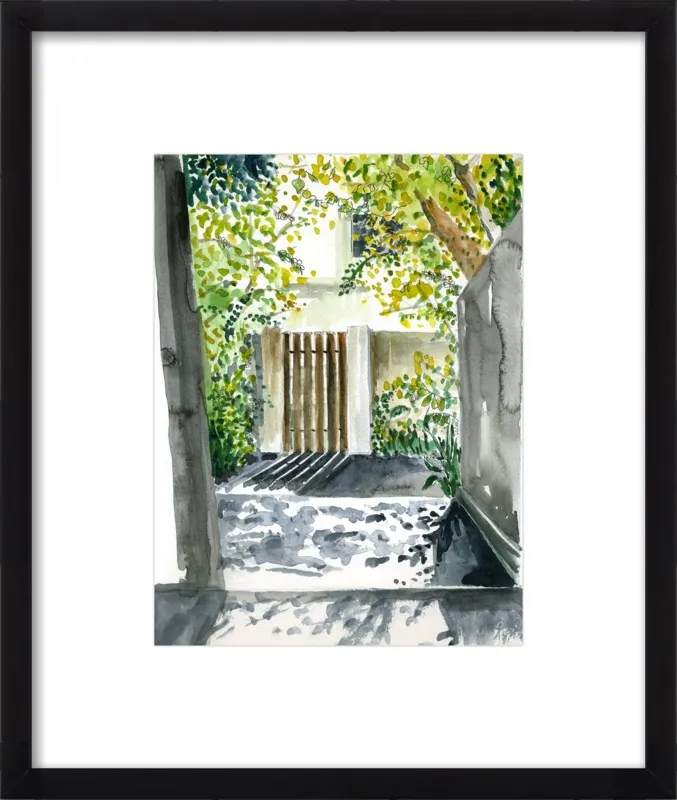 Garden Gate by Miri Eshet for Artfully Walls