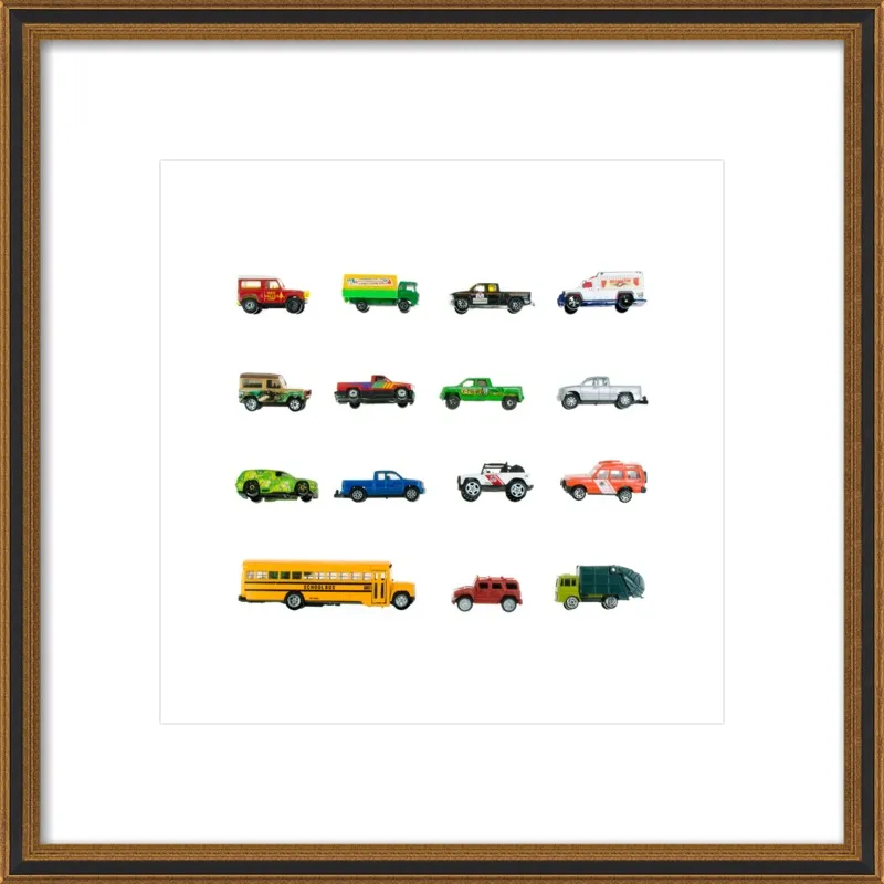 Vintage Toy Trucks by Jennifer Steen Booher for Artfully Walls