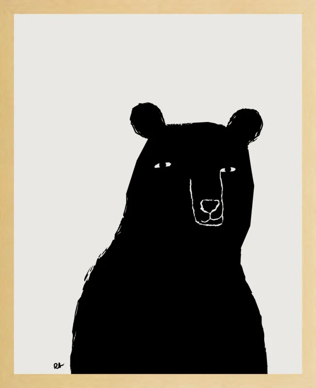 Benson the Bear by Rob Blackard for Artfully Walls