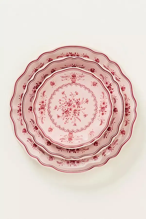 Vila Stoneware Appetizer Plate, Set of 4