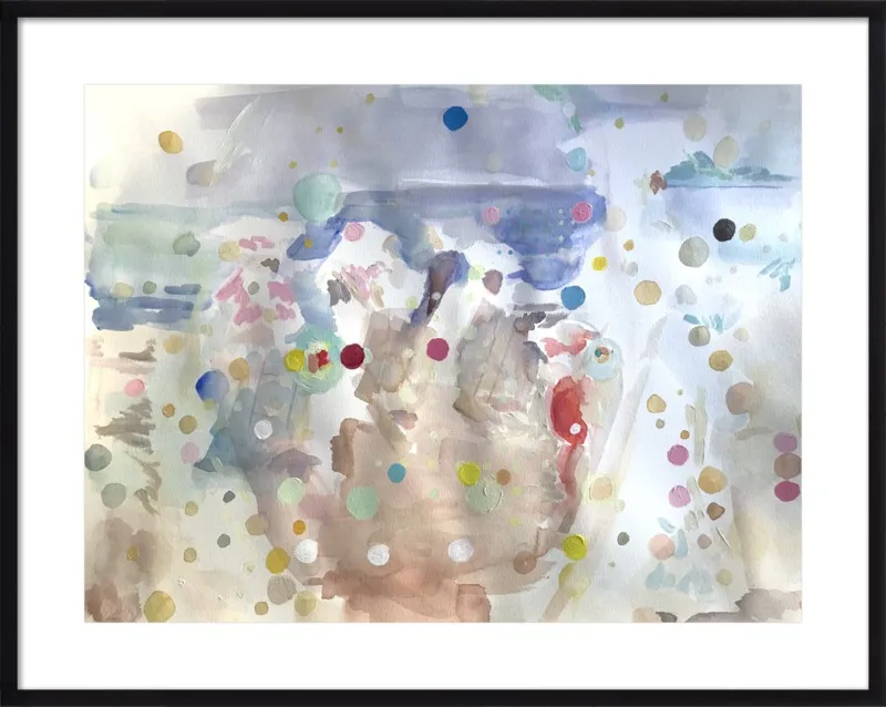 Beach scene (from memory)  by Hannah Dean for Artfully Walls