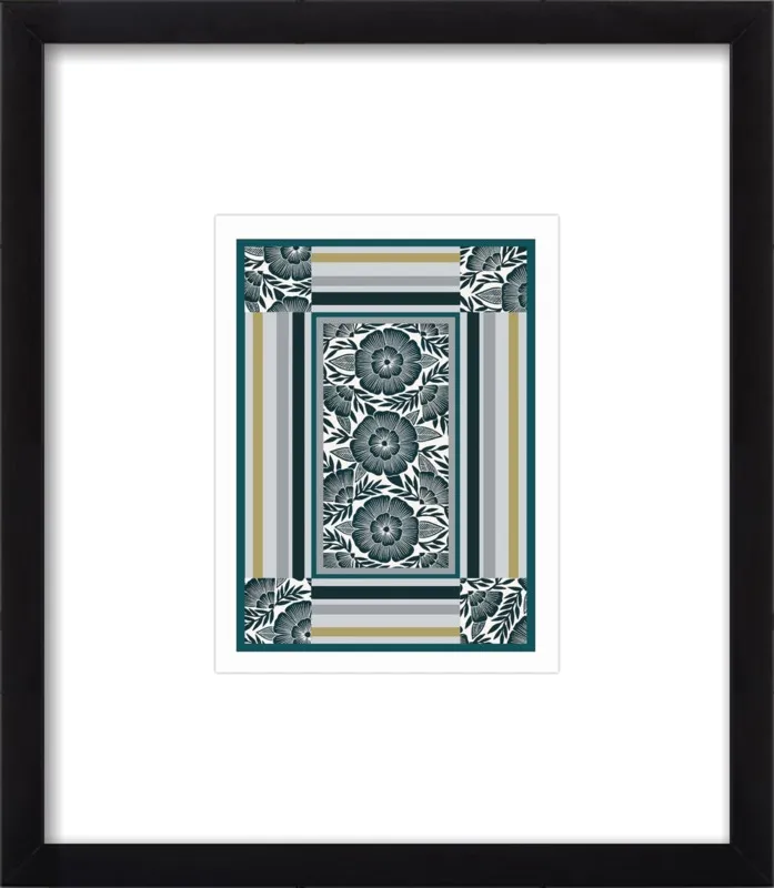 Botanical Frame 1 by Katharine Watson for Artfully Walls