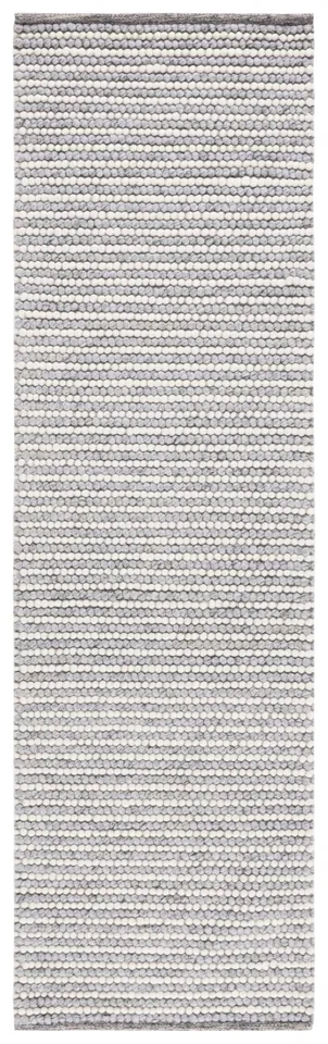 Safavieh Couture Natura Collection Hand Woven Area Rug, Ivory / Grey, 2'-3" x 8'