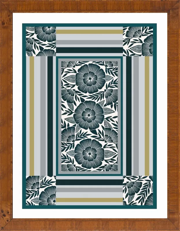 Botanical Frame 1 by Katharine Watson for Artfully Walls