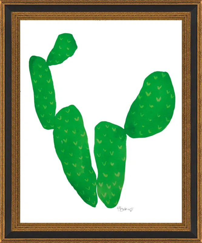Green Cacti by Kate Roebuck for Artfully Walls