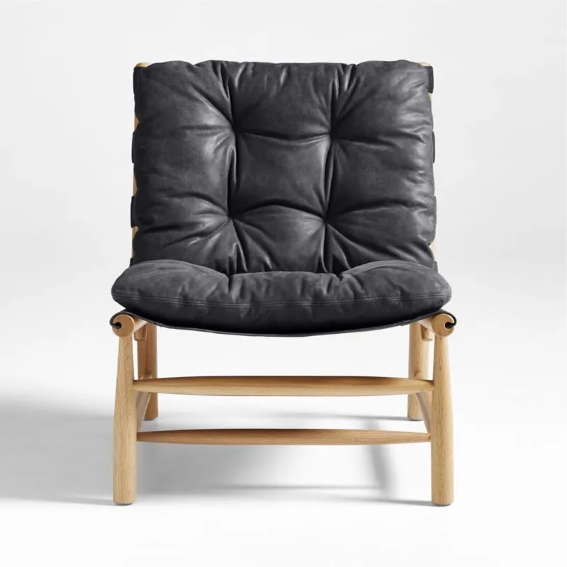 Henning Leather Accent Chair