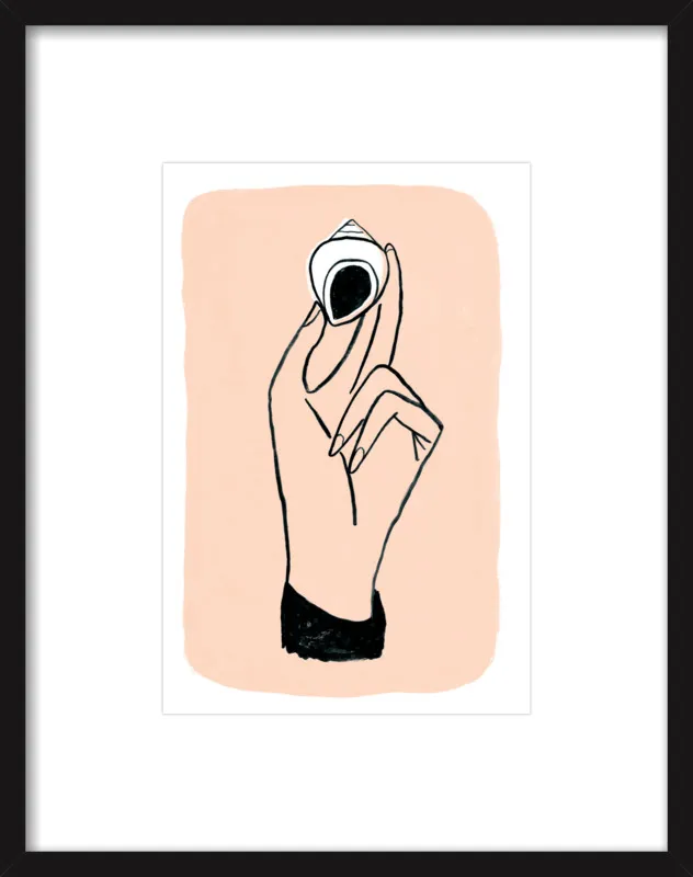 My Hand is My Face by Michael Doyle - Apartment On Belmont for Artfully Walls