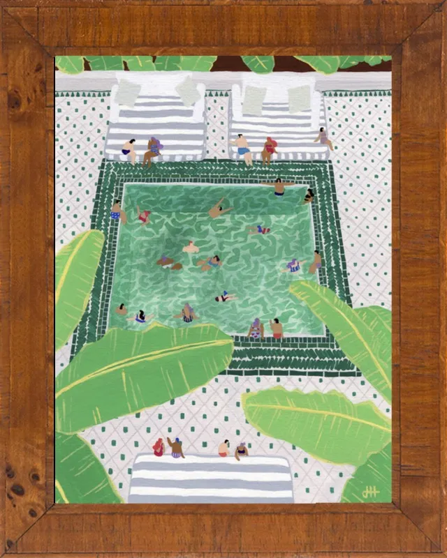 Green Riad by Joanne Ho for Artfully Walls