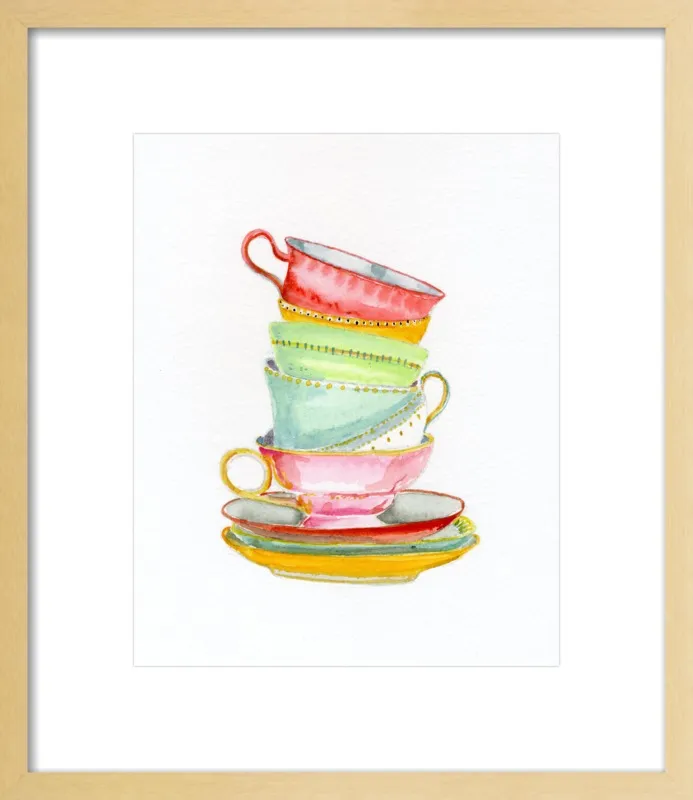 Teacups by Miri Eshet for Artfully Walls