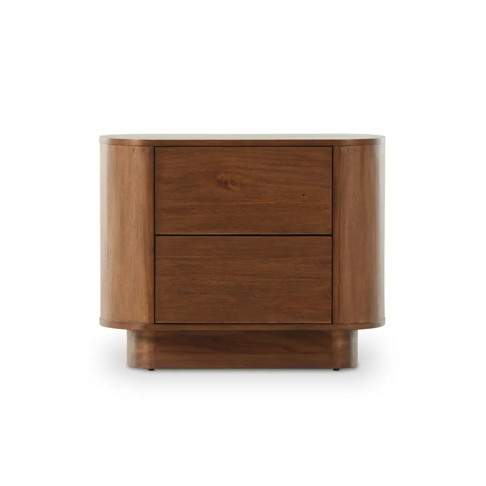 Paden Nightstand - Seasoned Brown Acacia