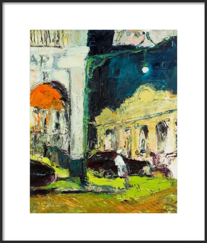 La Vida Cuba Street Corner near Sloppy Joe Bar in Old Havana by Ana Guzman for Artfully Walls