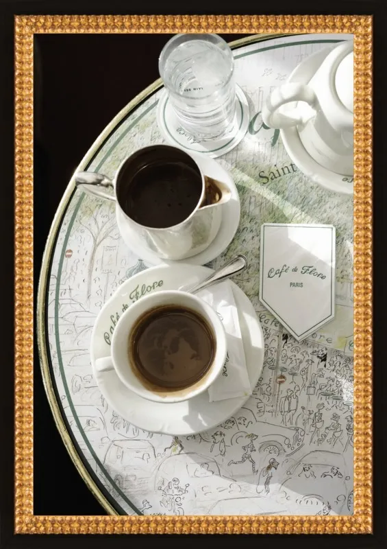 Chocolat chaud au Café de Flore by Lauren & Annael Tolila for Artfully Walls