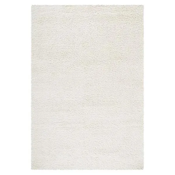 Cozy Shag Solid Neutral Area Rug