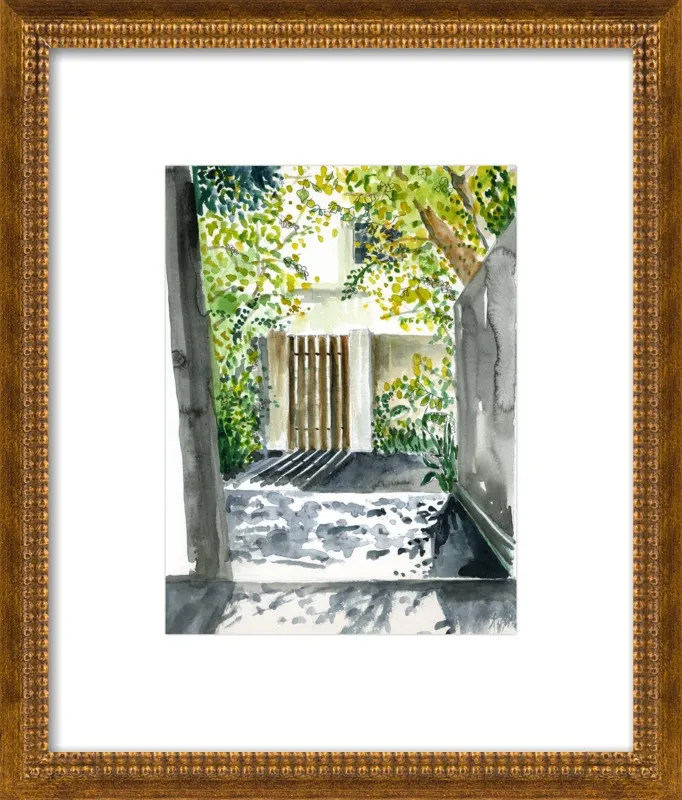 Garden Gate by Miri Eshet for Artfully Walls