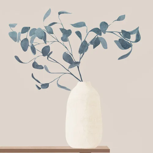 Eucalyptus Ii by City Art - Shower Curtain Standard 71" x 74" with Liner