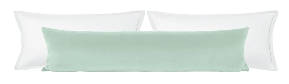 THE XL LUMBAR :: STUDIO VELVET // SEA BLUE - 14" X 48"