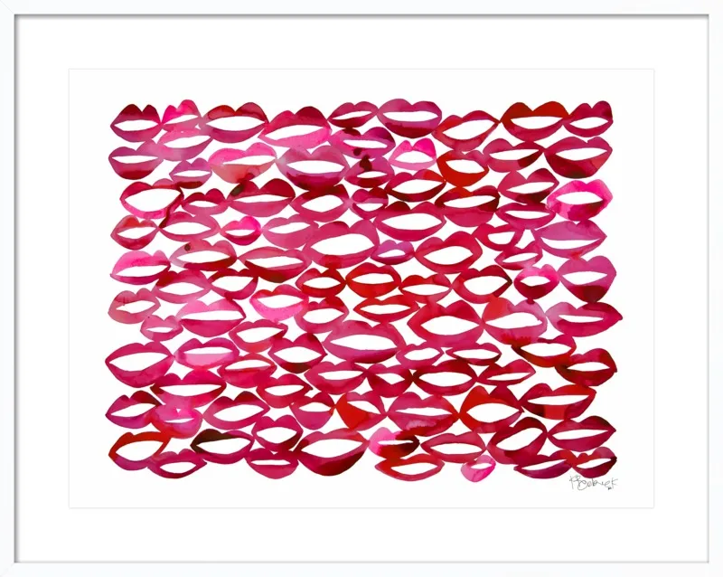 Juicy Lips by Kate Roebuck for Artfully Walls