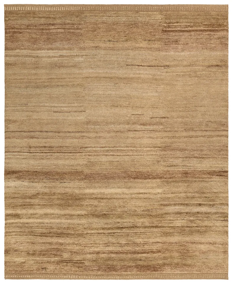 Colson BKR05 Handmade Contemporary Brown (10'x14')