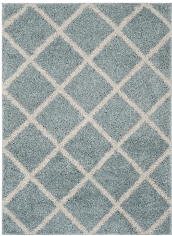 Arlo Home Woven Area Rug, SG169D, Blue/Ivory,  3' X 5'