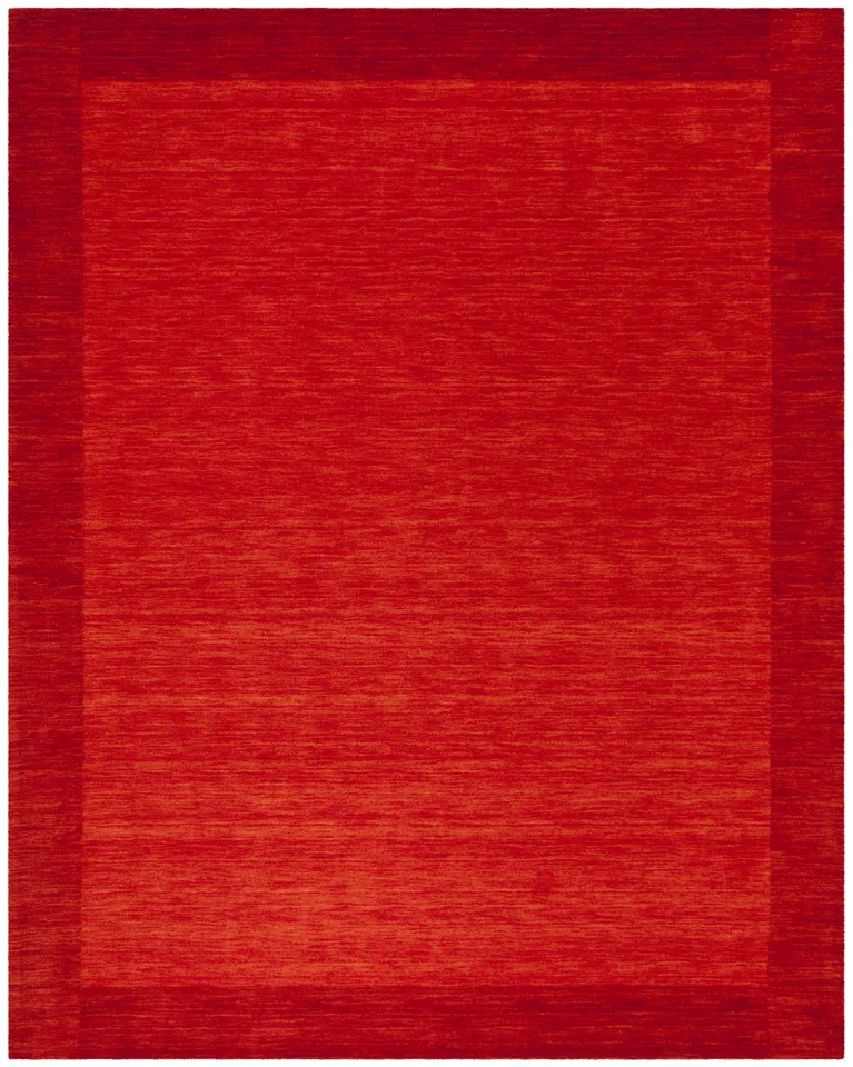 Arlo Home Hand Loomed Area Rug, HIM587A, Red,  8' X 10'