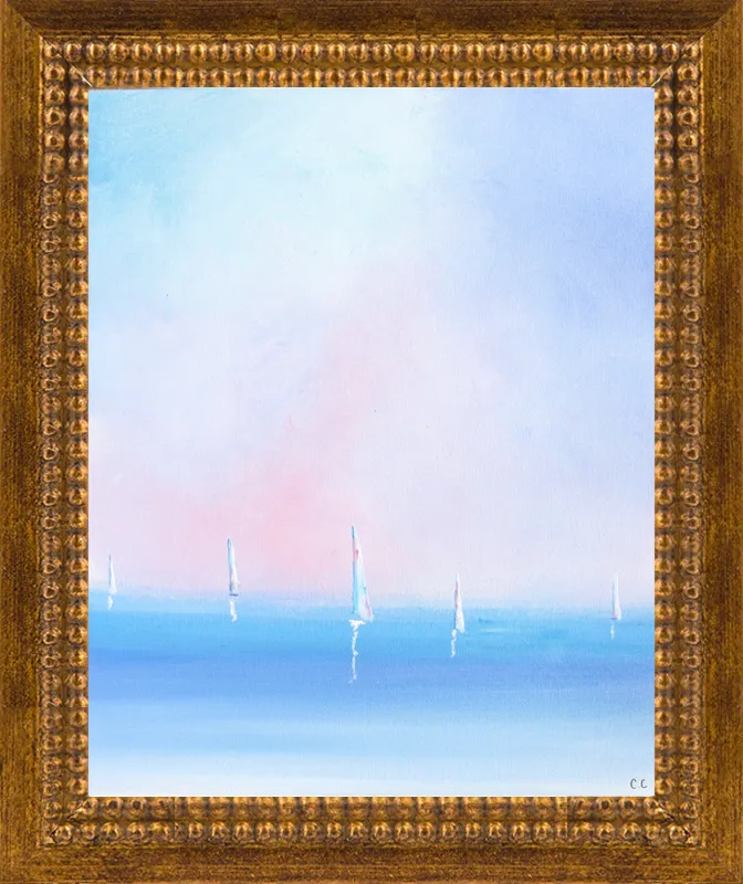 Soft Sail  by Caroline Chriss  for Artfully Walls
