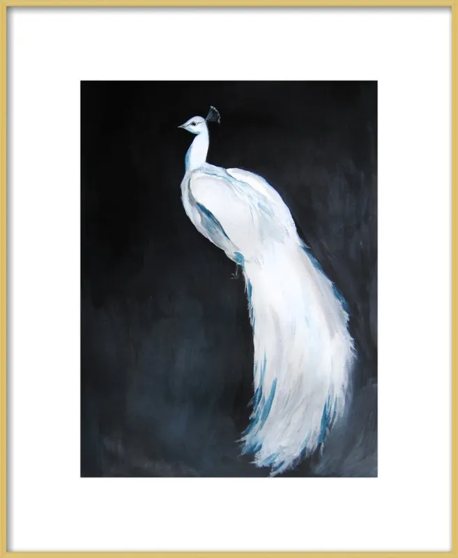 White Peacock II by Christine Lindstrom for Artfully Walls