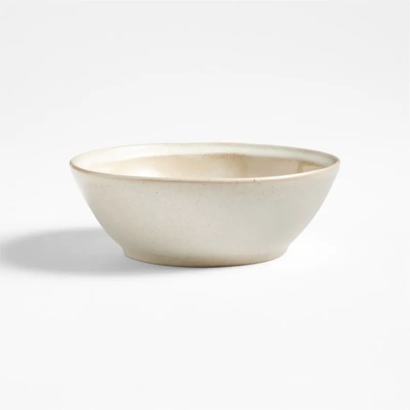 Prairie Natural Recycled Stoneware Cereal Bowls, Set of 8
