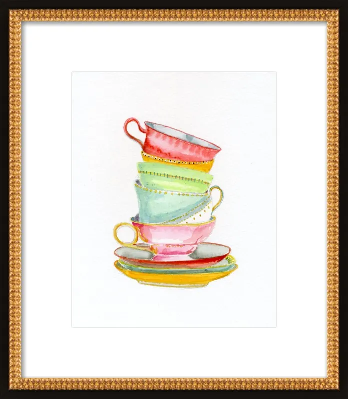 Teacups by Miri Eshet for Artfully Walls