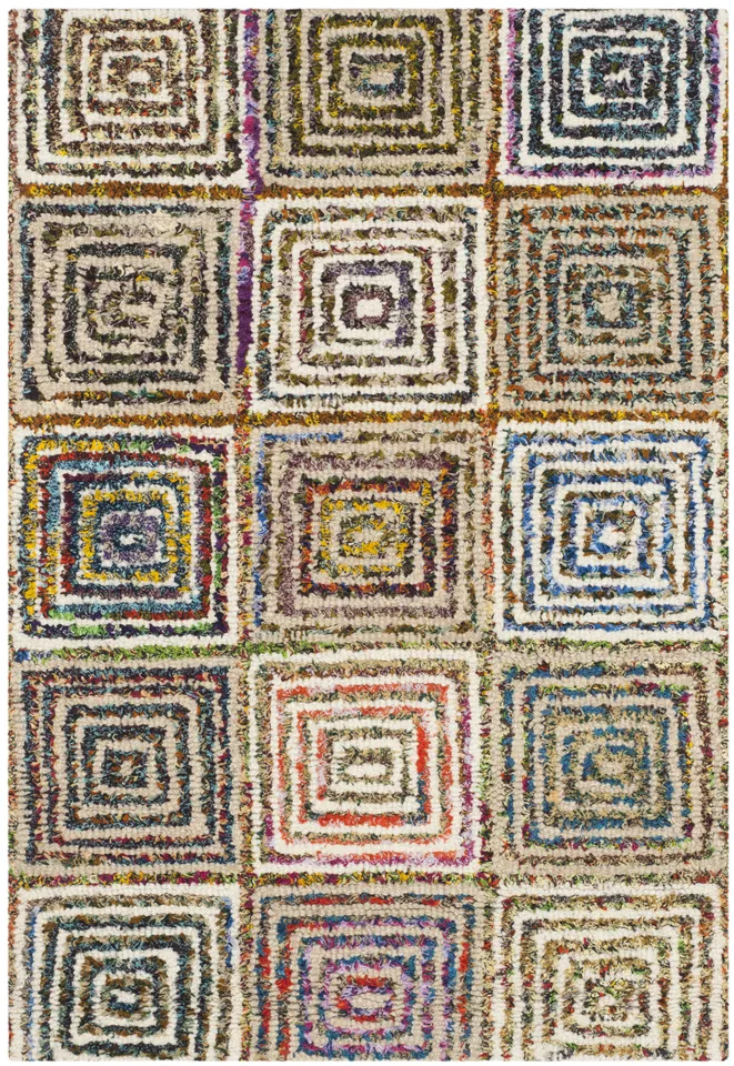 Arlo Home Hand Tufted Area Rug, NAN608A, Cream,  3' X 5'