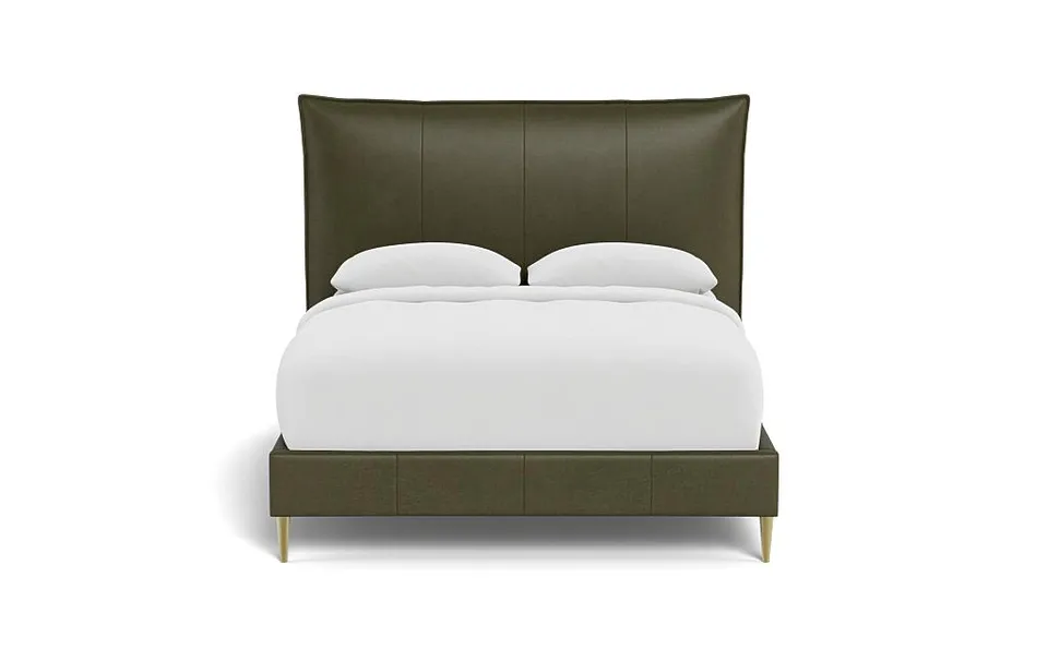 Skylar Leather Upholstered Bed